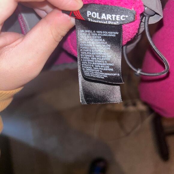 The North Face Pink and grey jacket women's size small - Picture 2 of 4